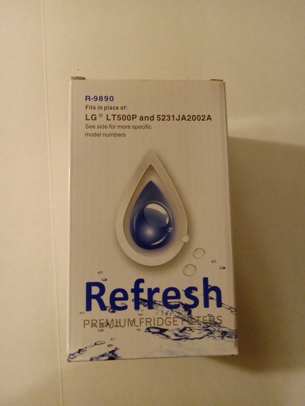 Refresh Replacement Refrigerator Water Filter R-9890 LG LT500P & 5231JA2002A