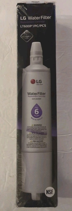 LG Refrigerator LT600P Water Filter Cartridge LG 5231JA2006F