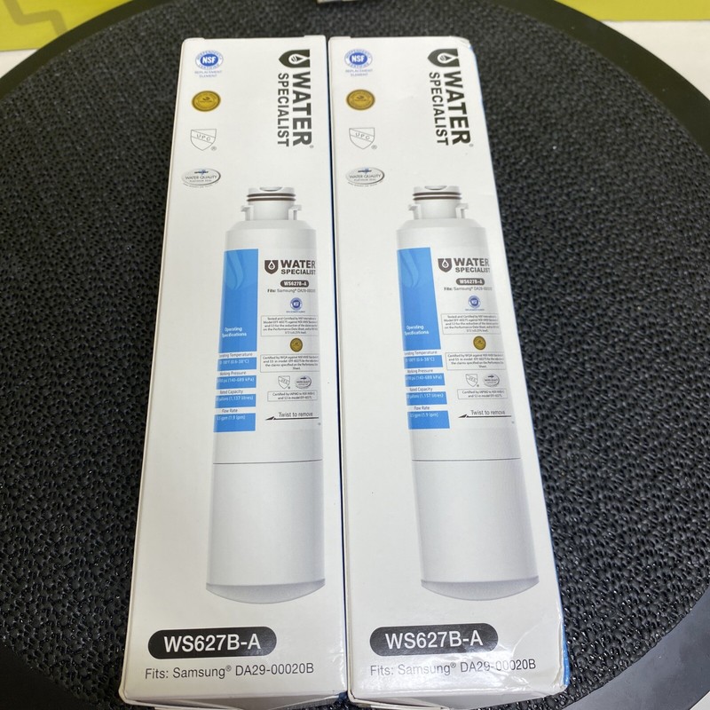 2 Water Specialist Refrigerator Water Filter Fits Samsung DA29-00020B Sealed