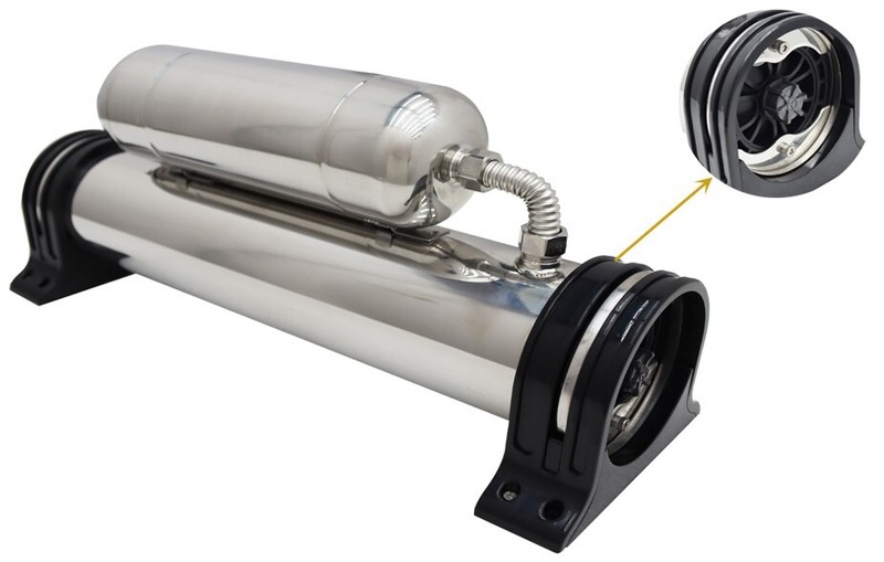 Vertical Stainless Double Layer Filter 800L/H Household Water PurificationDevice