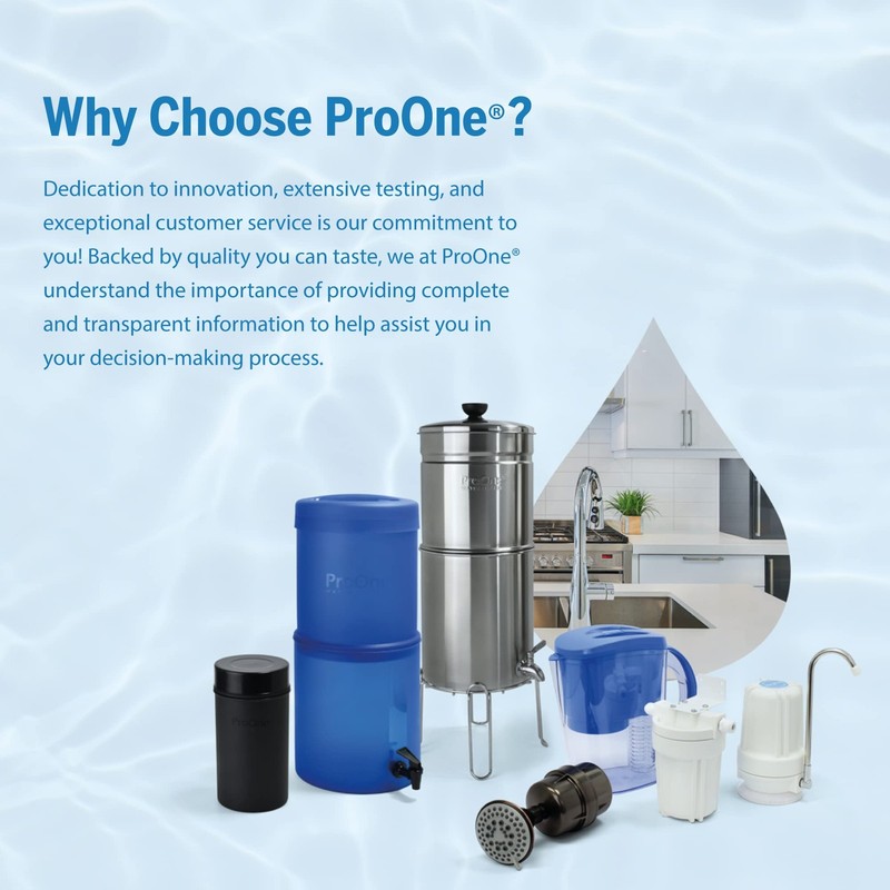 ProOne G-Series 5-Inch Gravity Filter Replacement 1-Pack - ProOne® & Berkey® Gra gallery