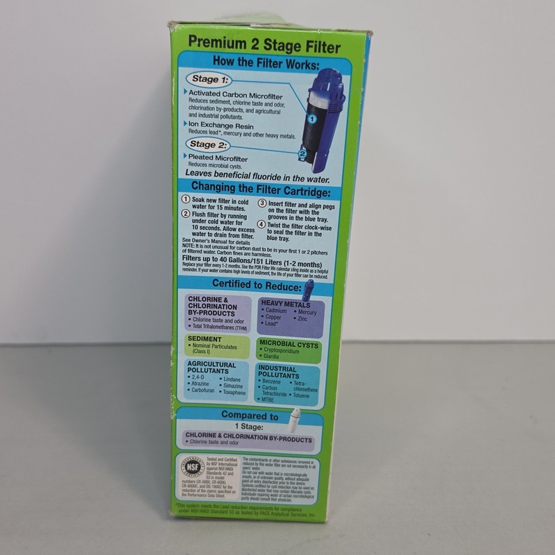 PUR Water Pitcher Replacement Filters CRF-950Z 3 Pack Open Box gallery