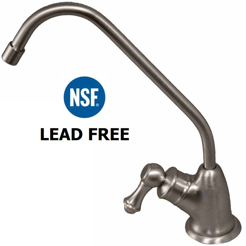 Euro Style Non Airgap Long Reach reverse osmosis RO Faucet – BRUSHED NICKEL