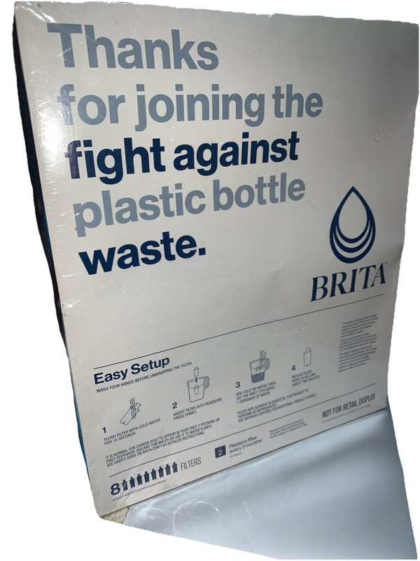 Brita BPA Free Standard Replacement Water Filters 8 Pack Sealed OEM