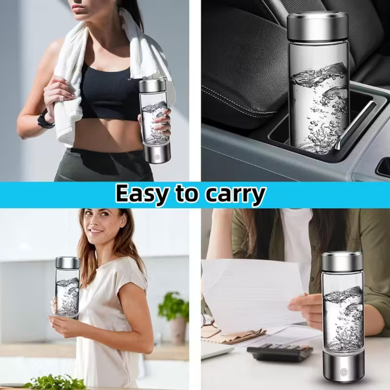 Hydrogen Rich Generator Water Cup Alkaline Ionizer Maker Bottle Anti-Oxidation gallery