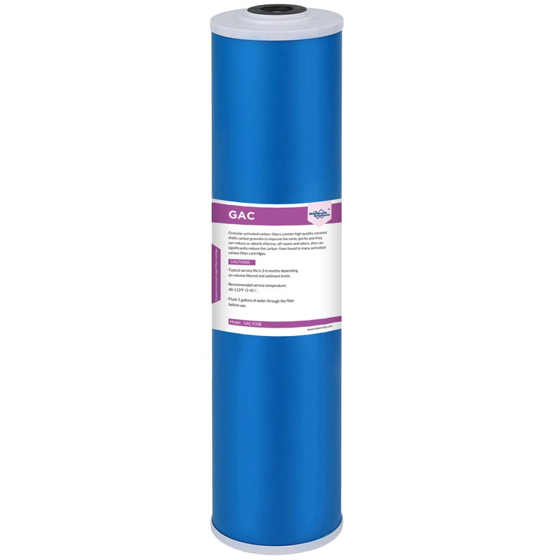 3-Stage 20"x4.5" PP GAC CTO Carbon Block Water Filter Whole House Cartridges Set