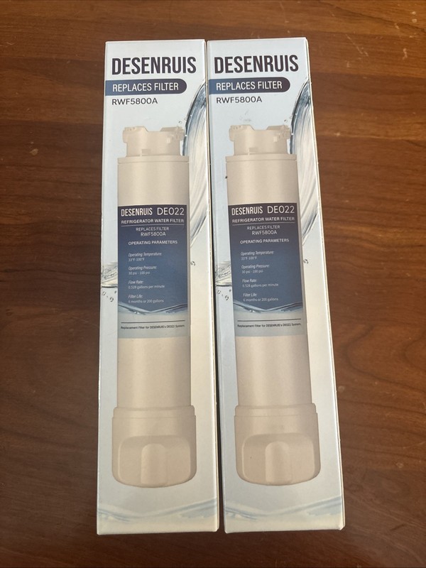 Desenruis Replacement Filter RWF5800A 2 Filters for Some Frigidaire Fridges