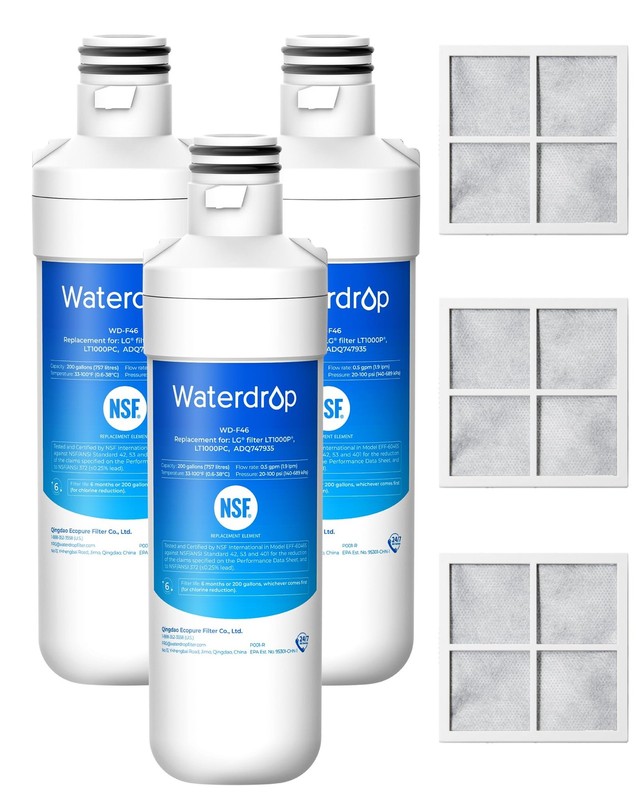 Waterdrop ADQ747935 LT1000PC Replacement for LG® LT1000P®/PC/PCS ThinQ®