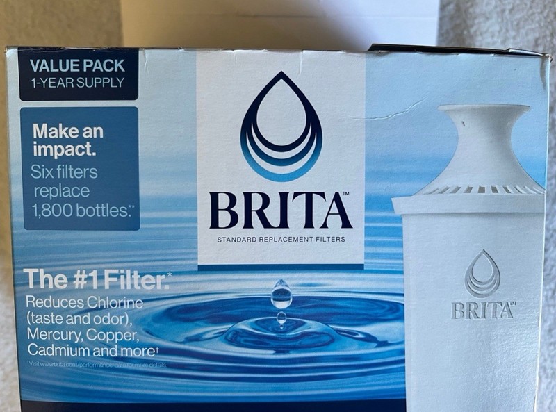 Pack Of 4 Brita 42432 Standard Water Filters for Pitchers and Dispensers