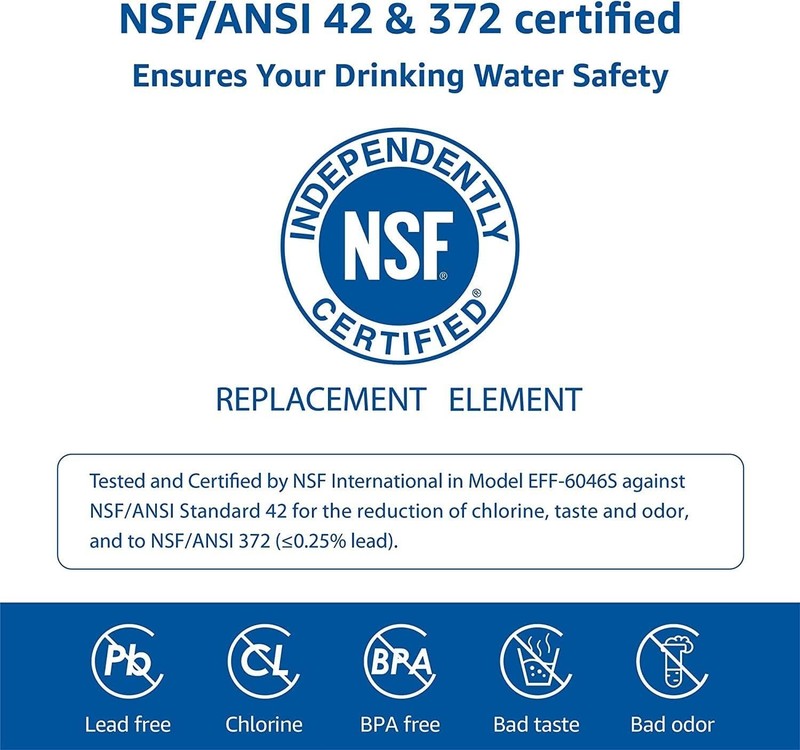 Waterspecialist NSF Certified Refrigerator Water Filter, for LG LT1000P (3 Pcs) gallery