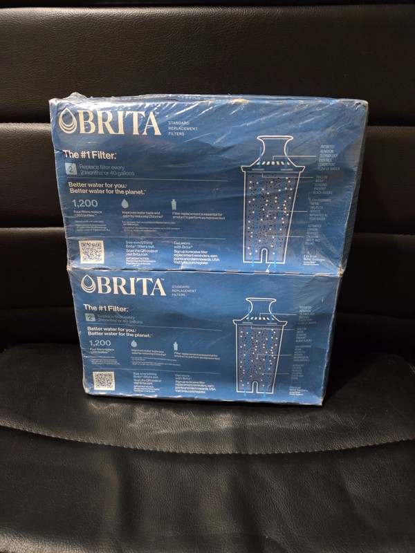 Authentic Brita OB03 Pitcher Replacement Filters – 8 Pack New/Sealed