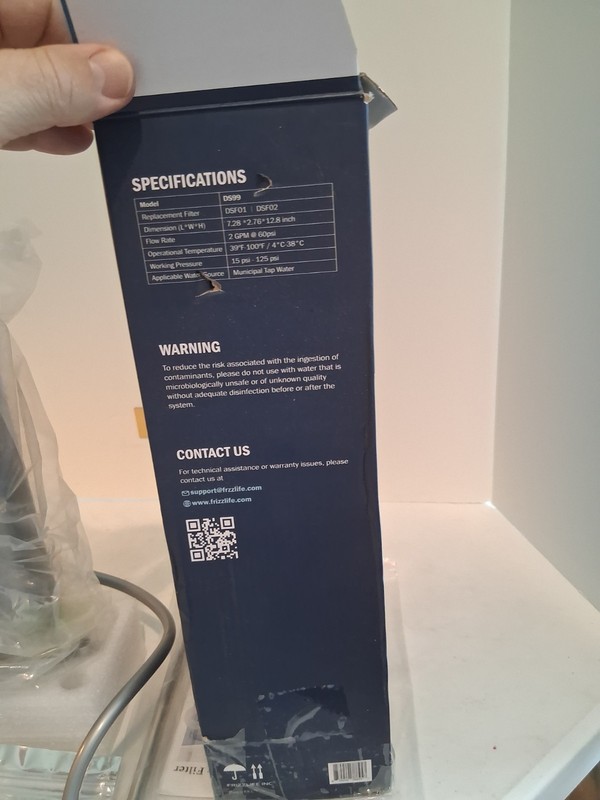 Frizzlife DS99 Dual Countertop Water Filter System, 8 Stage Filtration NOB gallery