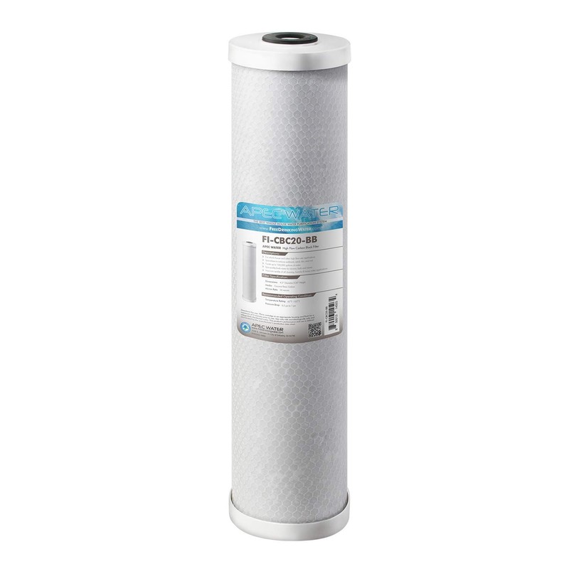 Systems 20″ Whole House High Flow Carbon Block Water Filter (FI-CBC20-BB)