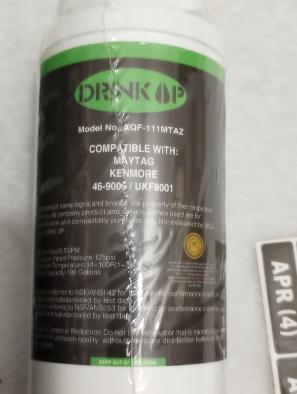 Drink Up Replacement Water Filter fits EDR4RXD1 Filter 4 UKF8001 46-9006 1 Pack gallery