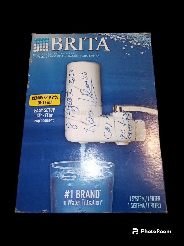 Brita Basic Tap Water Faucet Filtration System In White