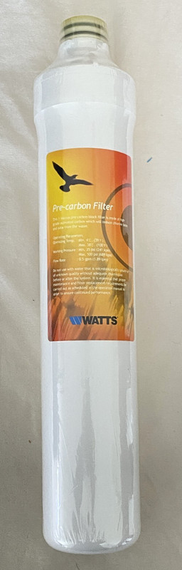Watts WQCCC11 Kwik Change Pre-Carbon Water Filter Yellow – New Sealed