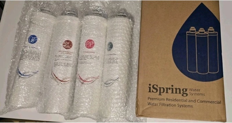 iSpring CU-A4 0.01μm Ultra-Filtration Under Sink Water Filter System SEALED READ