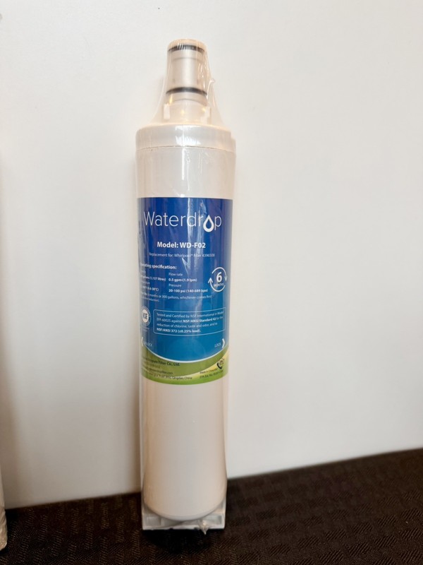 Whirlpool Waterdrop WD-F02 Refrigerator Water Filter. Replacement 4396508