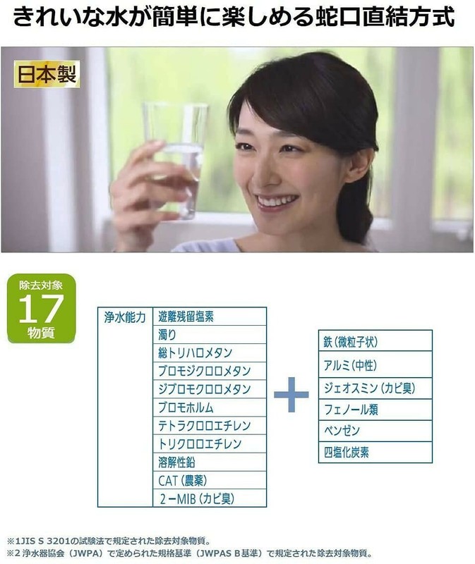 Panasonic Water Purifier, Directly connected to faucet, Silver TK-CJ22-S gallery
