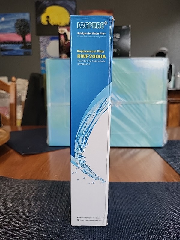 Icepure RWF2000A Refrigerator Water Filter For Whirlpool & Kenmore 1 Pack! New K