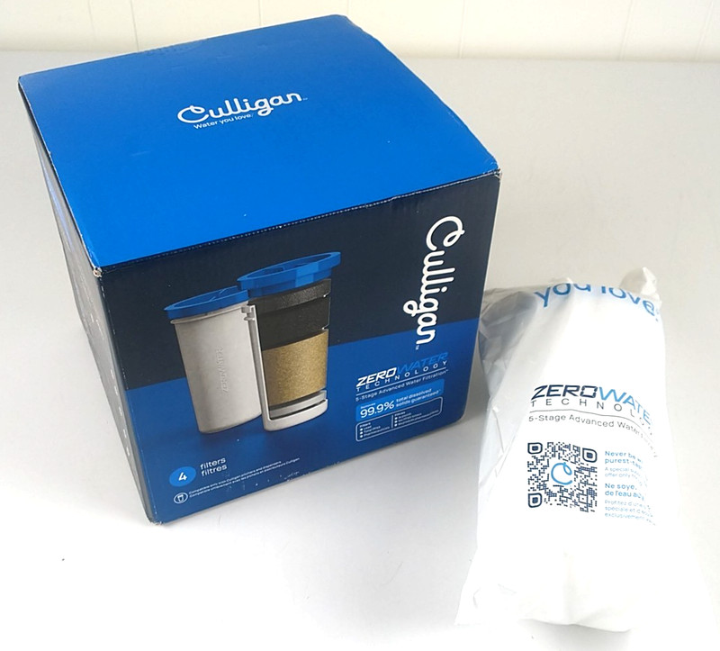 Culligan Zero Water Filters 5 Replacement Filters NEW Sealed