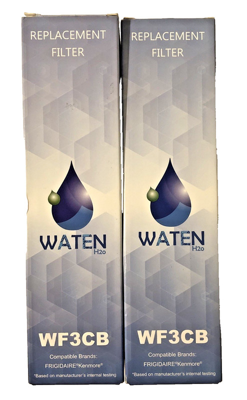 Waten H20 Water Replacement Filter WF3CB For Frigidaire & Kenmore Lot of 2