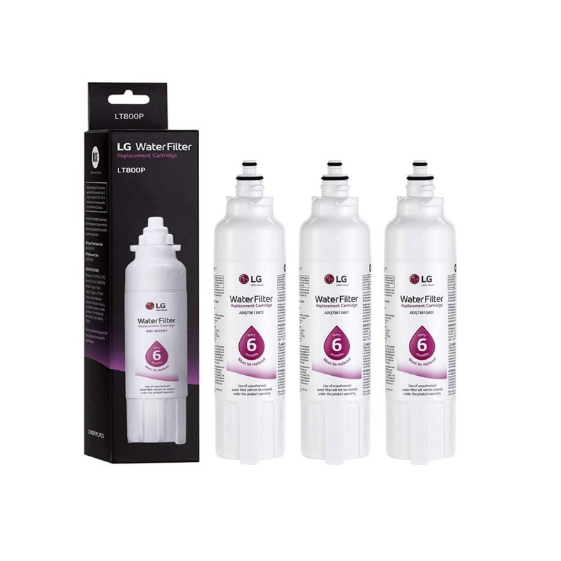 3PCS LG LT800P Refrigerator Replacement Water Filter New Sealed fit ADQ736134