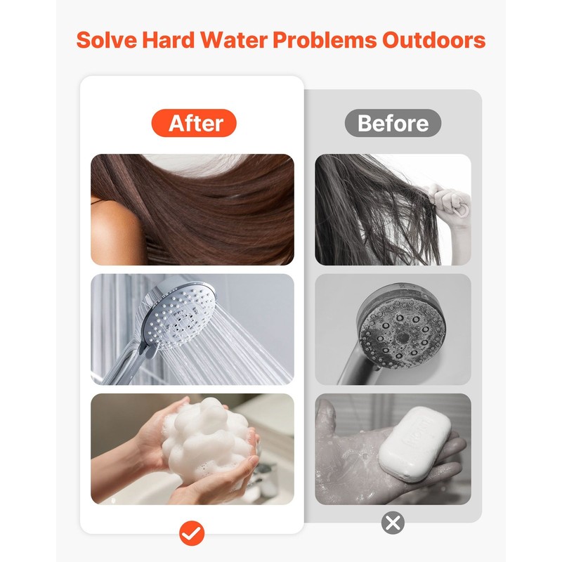 Portable RV Water Softener: 16K Grain, Food-Grade Resin gallery