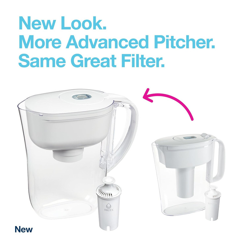 Metro Water Filter Pitcher with Smartlight Change Indicator, Bpa-Free, Replaces gallery