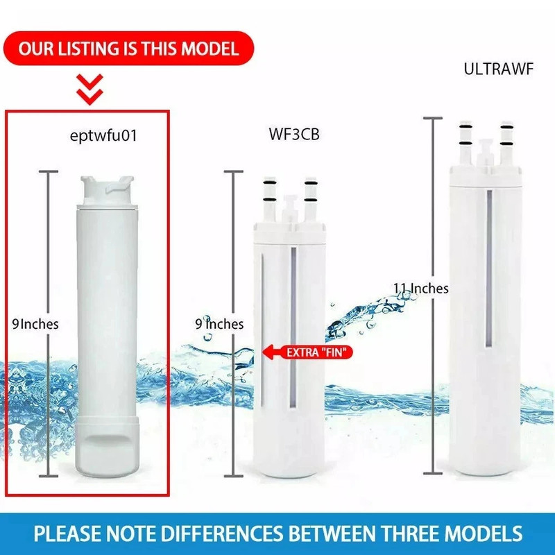 1-2Pcs Frigidaire EPTWFU01 Pure Source Ultra II Refrigerator Water Filter Sealed gallery