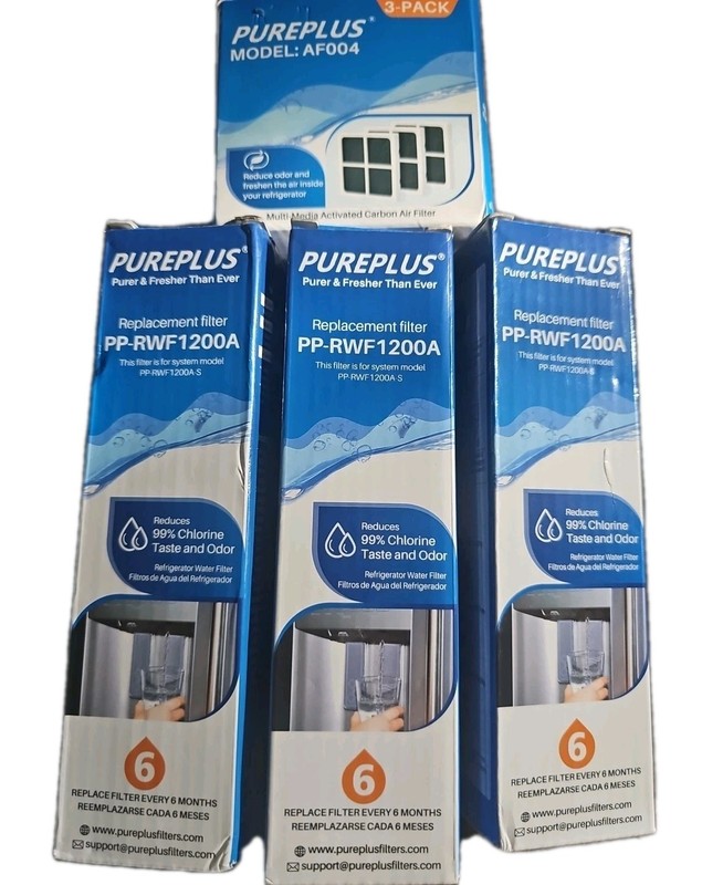 PUREPLUS PP-RWF1200A Refrigerator Water and Air Filter Combo 3 pack