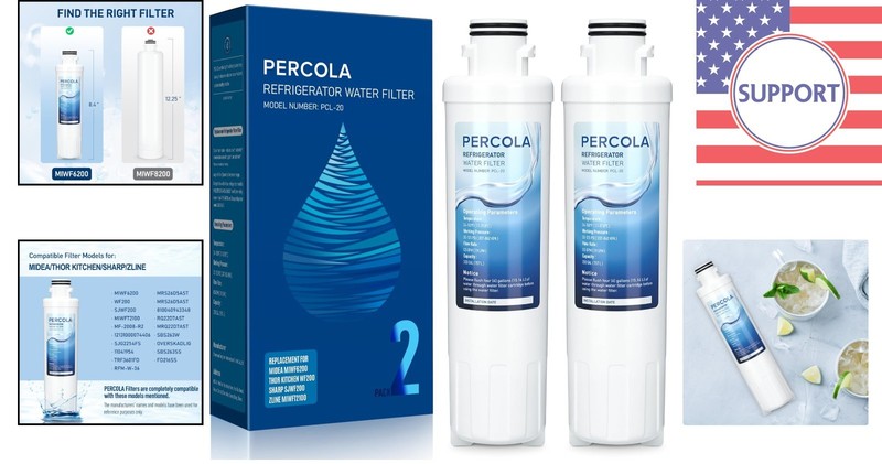 0.5 Micron Water Filters - Reduces Chlorine, Fits Multiple Fridge Models gallery