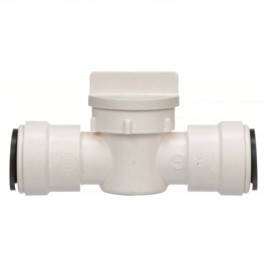 WATTS Water Supply Stop: 3/8 in, 3/8 in, PSU, Straight Body, 250 psi Max. Op Tee