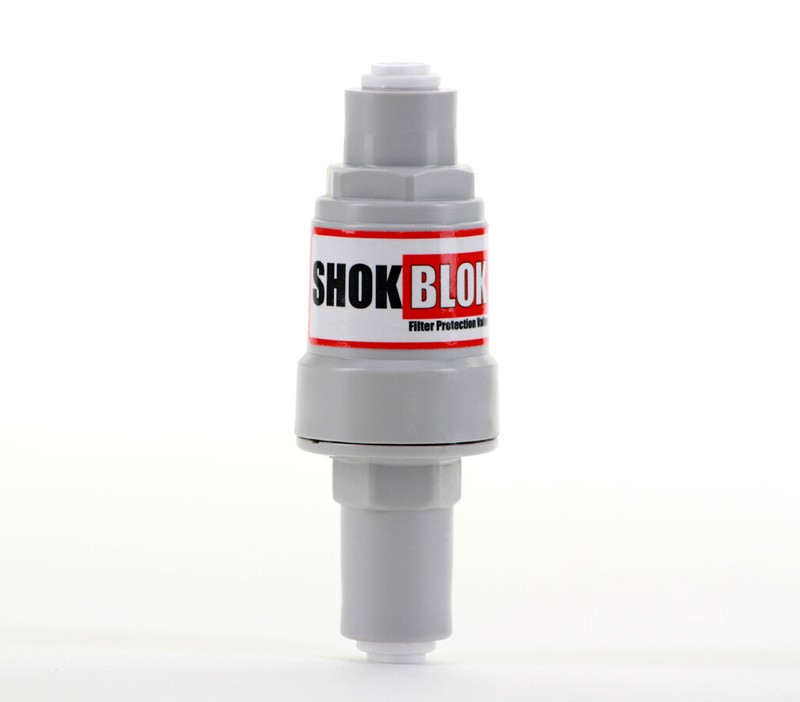 Pressure Regulator Protection Valve for RO & Filter Systems, 1/4″ QC, 60 PSI