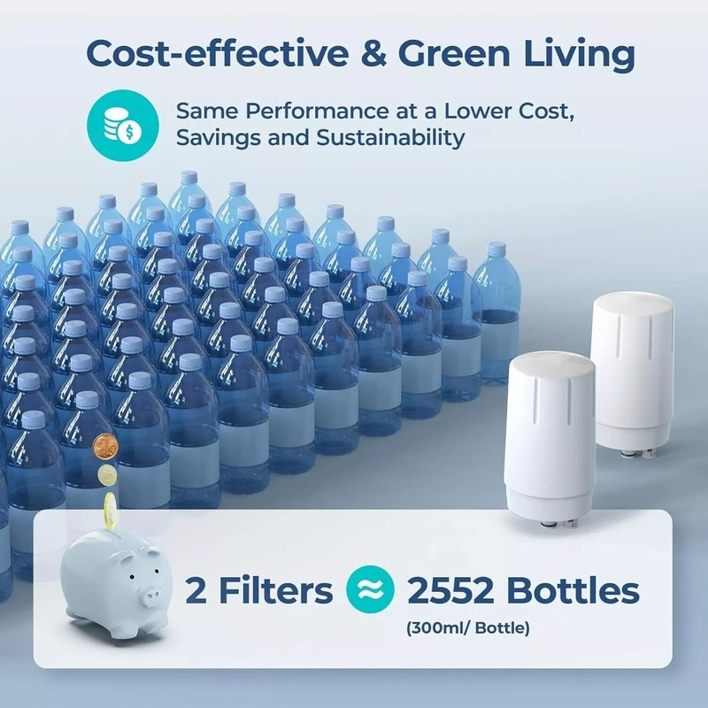 2PCS Faucet Water Filter for Brita 36311 36312 On Tap Water Filtration System gallery