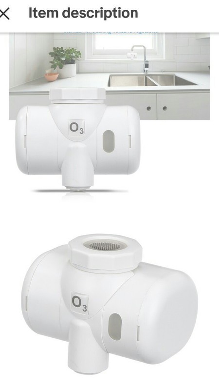O3 Brand Water Sanitation System! (Attaches Right onto Sink Faucets!!)self power gallery