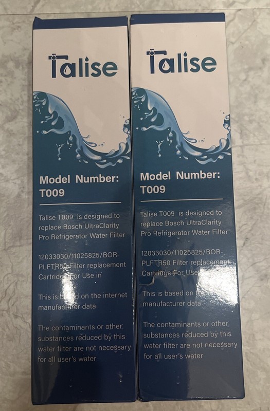 2 PK Talise Refrigerator Water Filter Replacement Cartridge T009 New Ships Fast gallery
