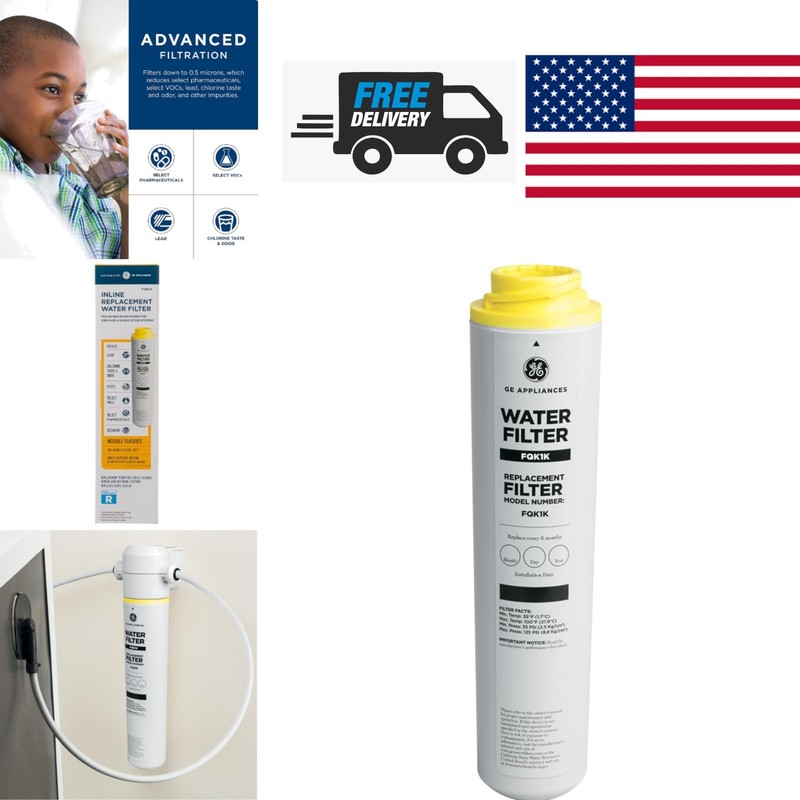 High Performance Water Filter Cartridge Reduces Contaminants to 0.5 Microns