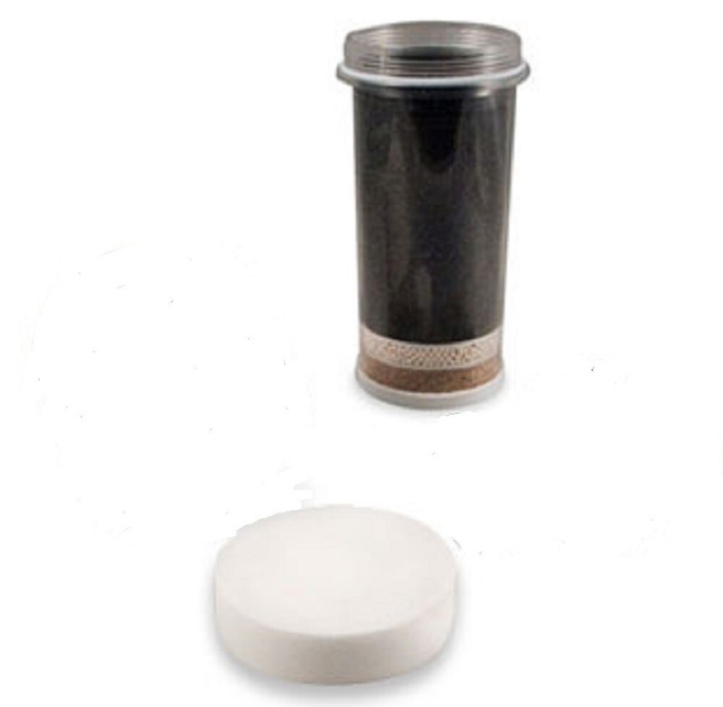 Nikken PiMag Aqua Pour Gravity Cartridge Tower & Micro Sponge Filter Replacement