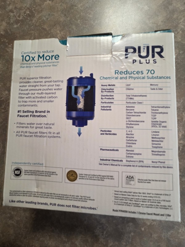 PUR PLUS Faucet Filtration System - Chrome Reduce 10x More! gallery