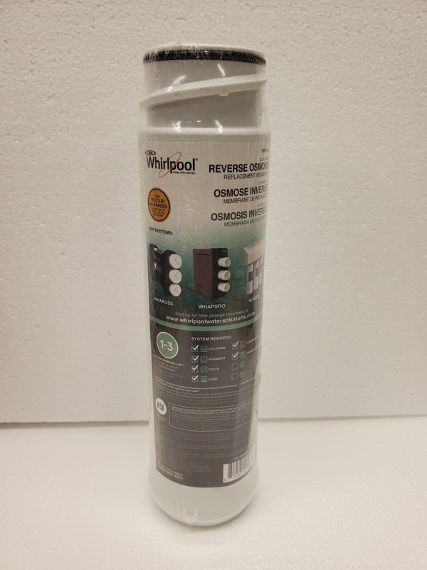 OEM Whirlpool WHEERM UltraEase Reverse Osmosis Membrane Replacement Filter Qty:1