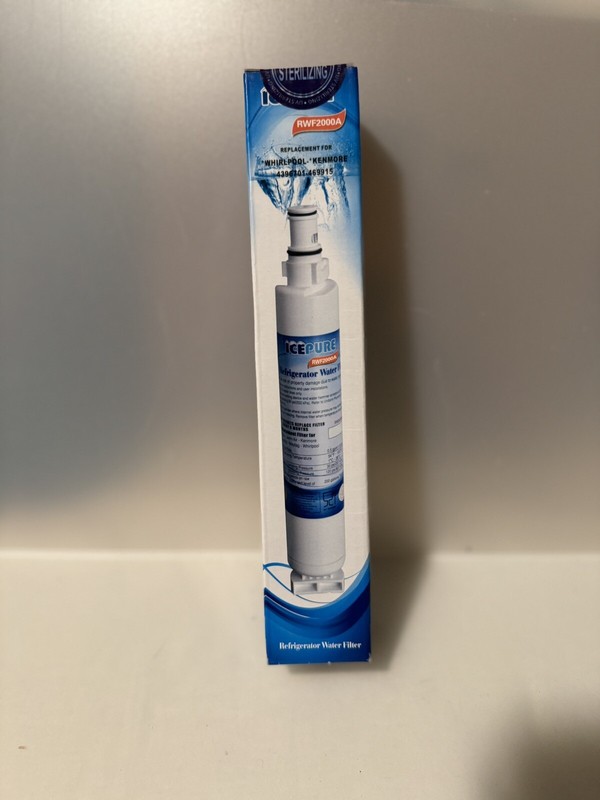 Ice Pure Refrigerator Water Filter Replacement RWF2000A New In Box