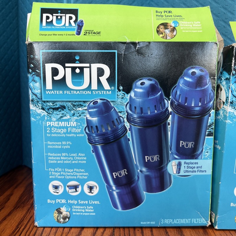 6 Pack PUR Water Pitcher Filters - Model CRF-950Z - 2 Stage gallery