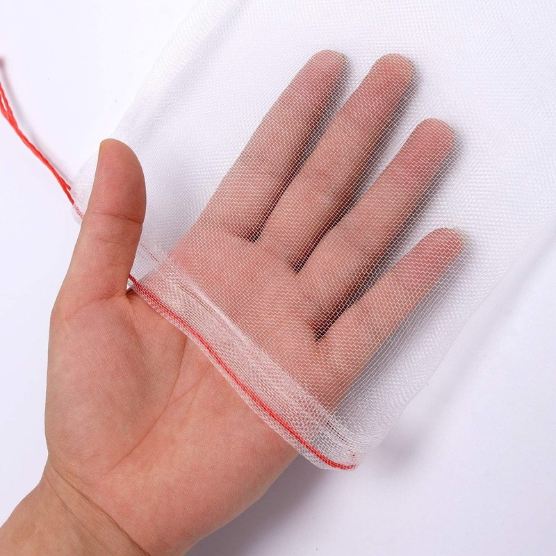 50 Pcs Fruit Protection Netting Bags, 10"x6" with Drawstring gallery