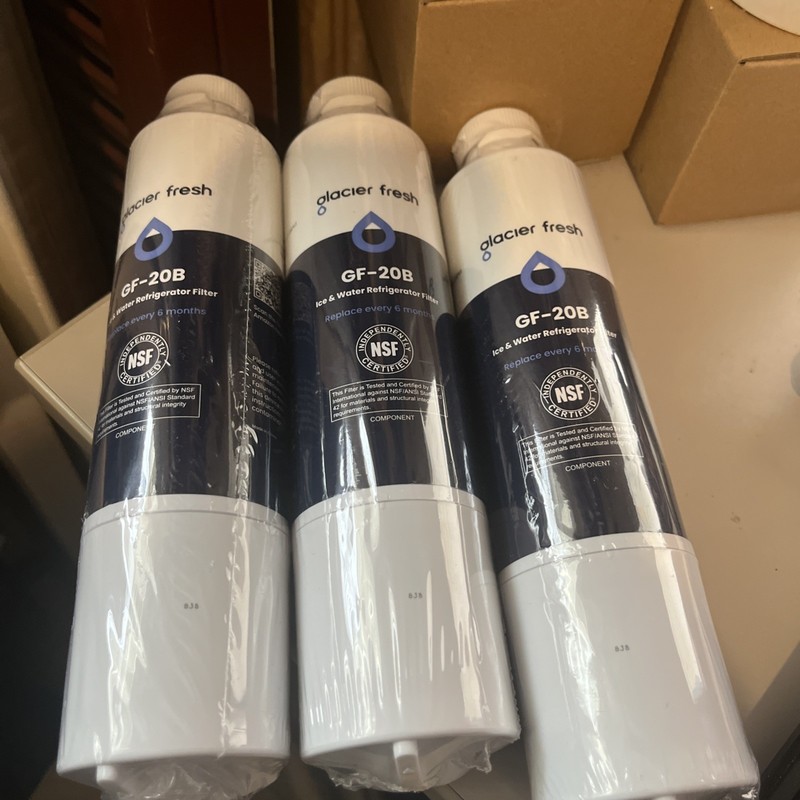 Glacier Fresh Water Filter GF-20B (3 Pack) NEW - SEALED Fast Shipping gallery