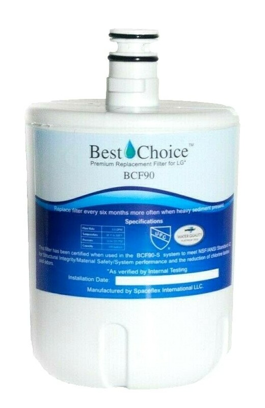 1-Pack BCF90 Fits LG LT500P 5231JA2002A ADQ72910907 Refrigerator Water Filter