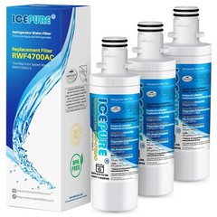 RWF4700AC Water Filter Fit for LT1000P, ADQ747935, LMXS28626D, LT1000PC 3PACK