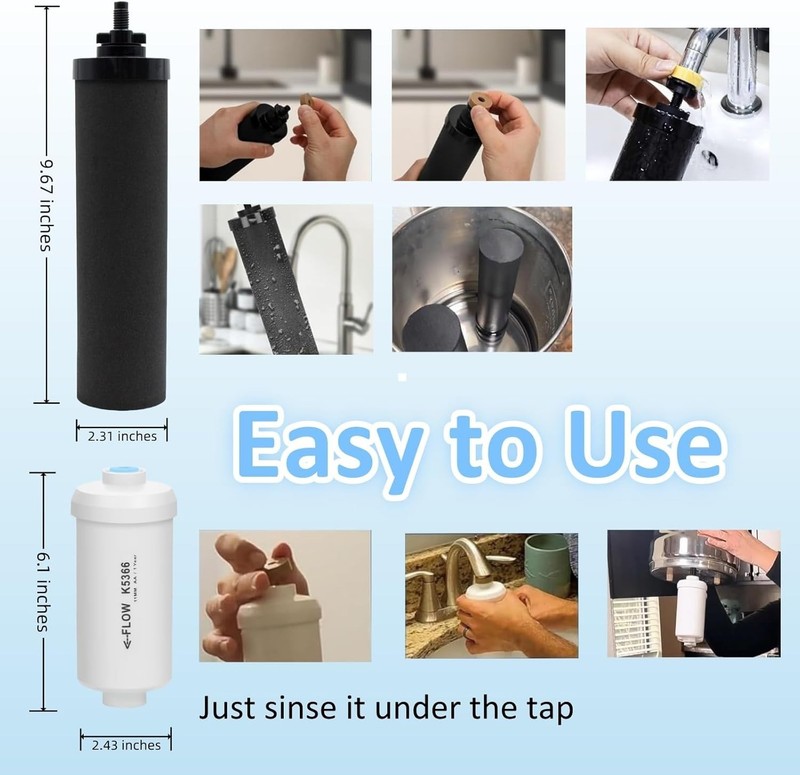NSF Certified 2 Pack Berkey Filters - Removes Impurities & Bad Taste gallery