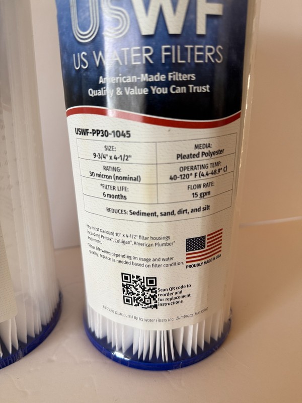 Water Filters Sediment Replacement Cartridges BOUGHT ON AMAZON 2025 - NIP gallery