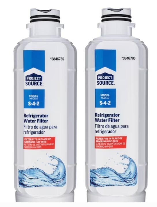 Project Source 2-Pack 6-Month Twist Refrigerator Water Filter 3846785